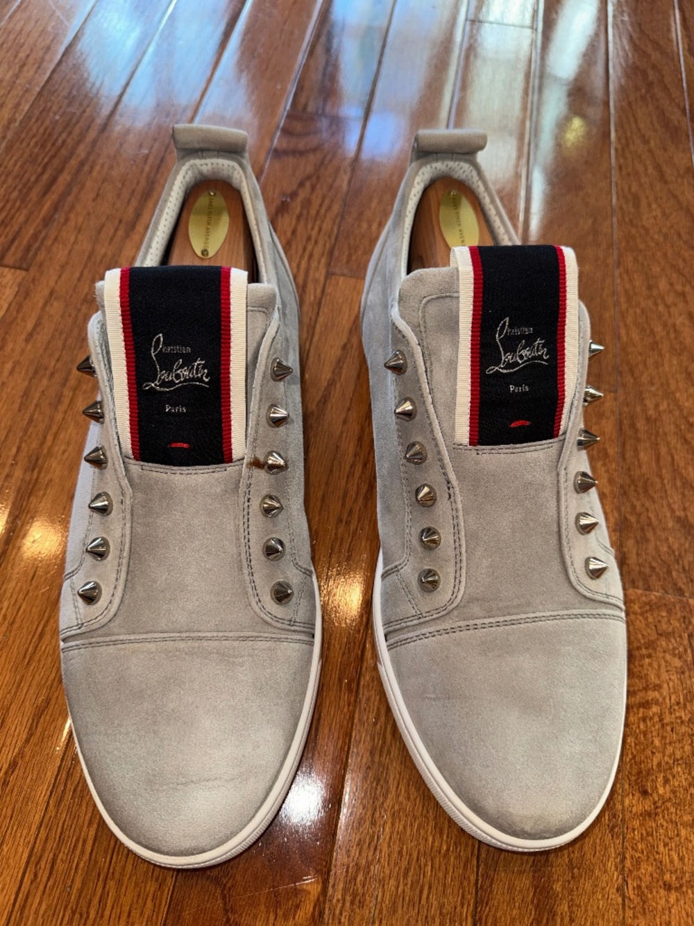 Christian Louboutin Men's F.A.V Fique A Vontade Slip On Sneakers - Size 42.5 EU